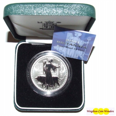 (image for) 2001 Silver Proof 1oz BRITANNIA